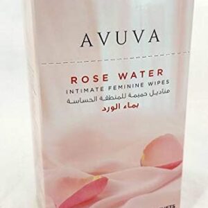 أفوفا ماء الورد الحميم الأنثوي 14 منديل مبلل