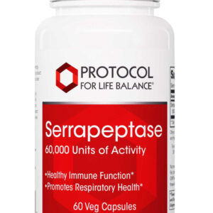 Protocol For Life Balance Serrapeptase 33 mg, 60 Vegetarian Capsules