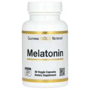 CALIFORNIA GOLD NUTRITION Melatonin 3mg 90 Vegetarian Capsules