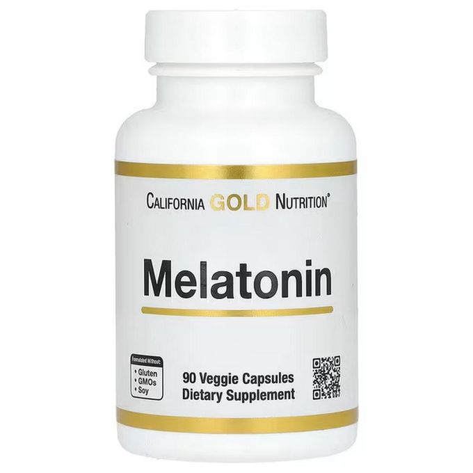 CALIFORNIA GOLD NUTRITION Melatonin 3mg 90 Vegetarian Capsules