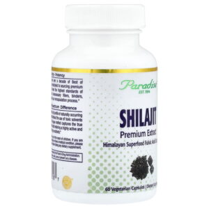 Paradise Herbs Shilajit 60 Vegetarian Capsules