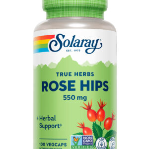 Solaray Rose Hips Fruit 550mg - 100 Veg Caps