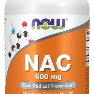 Now Nac 600 Mg 100 Vegetarian Capsules