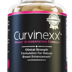 Curvinexx Breast Enhancement Formula for Natural Enlargement with Fenugreek Dong Quai 60 Capsules
