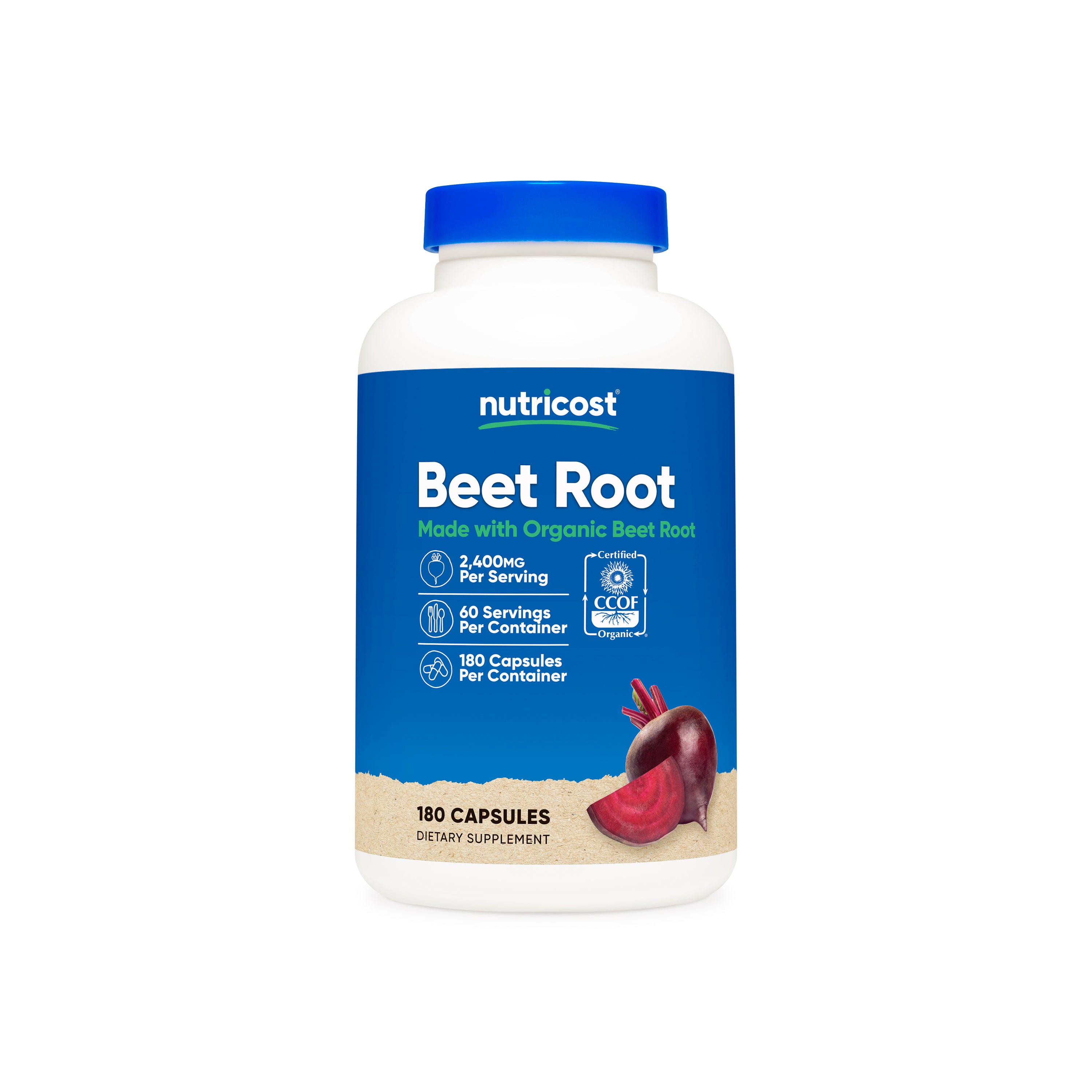 Nutricost Beet Root servings 180 Capsules