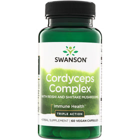 Swanson Cordyceps Reishi Shiitake Complex 60 capsules