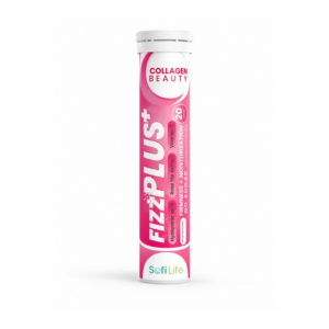 Fizz Plus+ Collagen Beauty | مشروب الجمال الفوار بالكولاجين البحري - 20 قرص فوار | ®sofilife صنع في بولندا