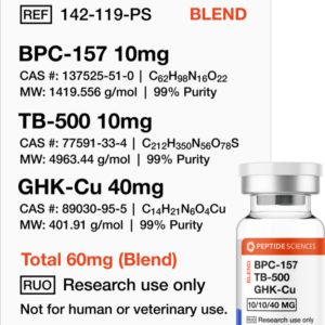 BPC-157, TB-500, GHK-Cu (Glow Blend) 60mg