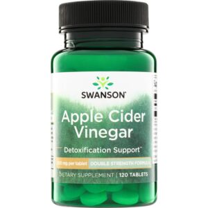 Swanson Apple Cider Vinegar 200 mg 120 Tablets
