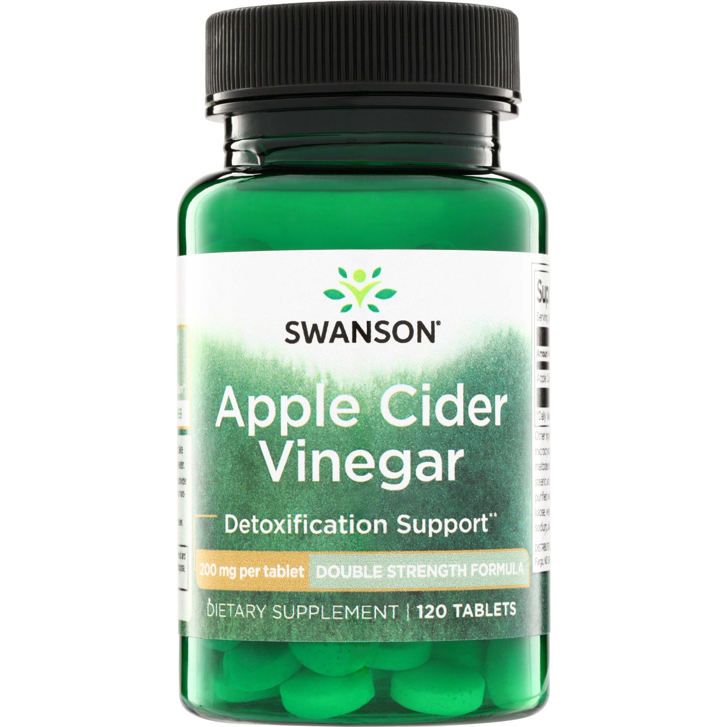 Swanson Apple Cider Vinegar 200 mg 120 Tablets