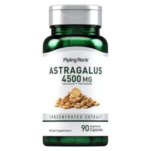 Premium Astragalus Root 4500mg – Extra Strength Immune, Energy & Wellness Herbal Supplement – 90 Vegetarian Capsules for Antioxidant & Vitality Support