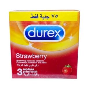 ديوركس واقي ذكري الفراولة 3 واقي ذكري