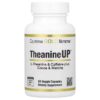 CALIFORNIA GOLD NUTRITION TheanineUP L Theanine & Caffeine plus Cocoa & Matcha 60 Vegetarian Capsules