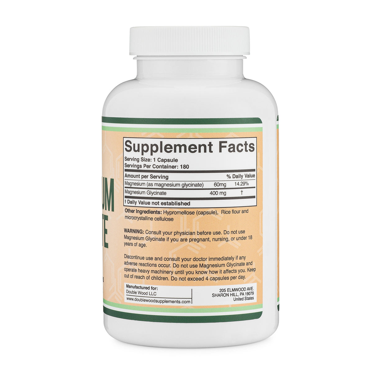 DOUBLE WOOD SUPPLEMENTS Magnesium Glycinate