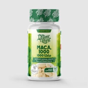 Organic Nation ماكا 1000 يدعم الصحة الجنسية، 60 قرصًا مغلفًا