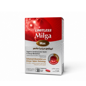 Limitless Milga Max - دعم شامل للأعصاب والقلب والطاقة