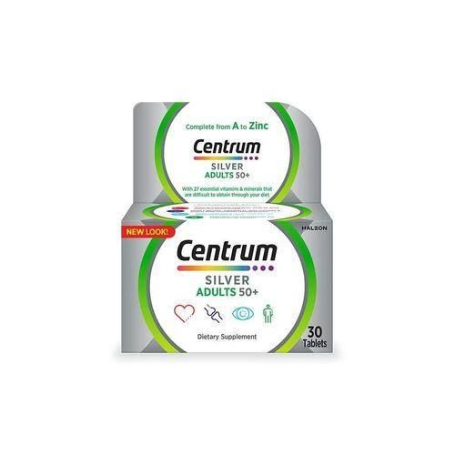 Centrum سيلفر للبالغين 50+ - 30 قرصًا