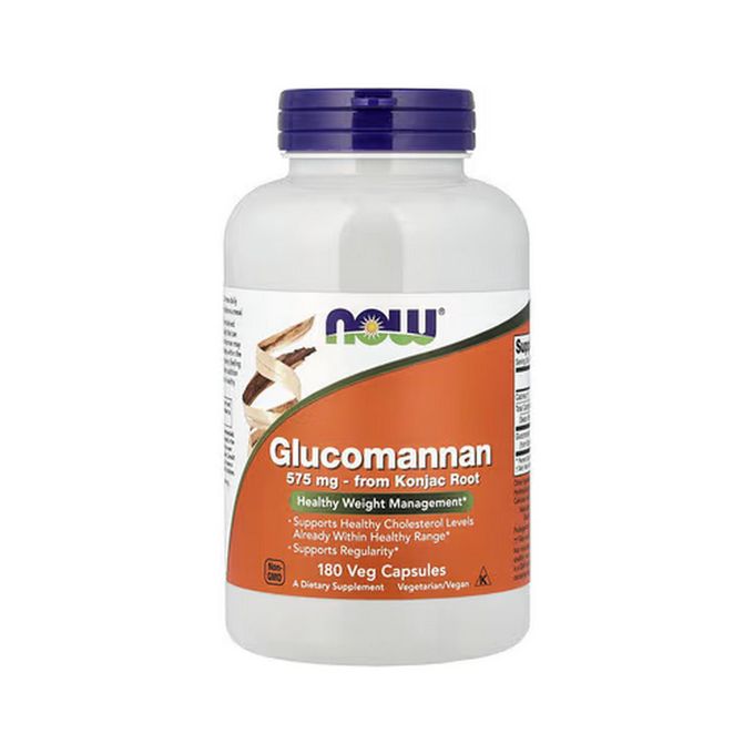 Now Food Glucomannan, 575 mg, 180 Vegetarian Capsules