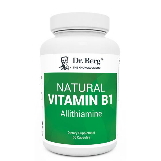 Dr Berg natural vitamin B1دكتور بيرج فيتامين ب1 الطبيعى لدعم انتاج الطاقة