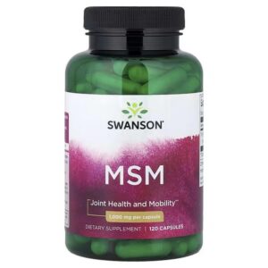 Swanson Msm Methylsulfonylmethane 1,000 mg 120 Capsules