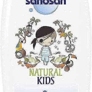 سانوسان جل استحمام وشامبو أطفال طبيعي 2 في 1 250 ml