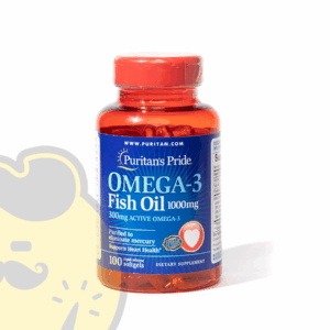 أوميجا-3 Omega-3 Fish Oil 1000mg - كبسول هلامية 100 | PURITAN'S PRIDE®