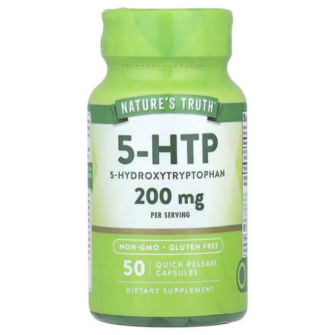 Nature's Truth 5 HTP 50 Rapid Release Capsules 100 mg each