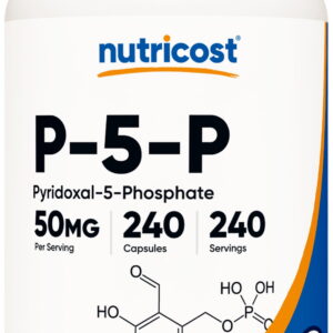 Nutricost P-5-P Vitamin B6 as Pyridoxal 5-Phosphate, 240 Capsules