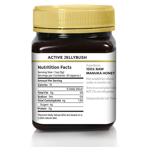 Good Natured Raw Manuka Honey Certified MGO 820+ (NPA 20+) Highest Grade Medicinal Strength Manuka with Antibacterial Activity – 250g عسل نحل مانوكا الخام ، +20 أعلى قيمة للقوة العلاجية لعسل مانوكا و تأثير مضاد للبكتيريا ، 250 جرام - الصورة 2