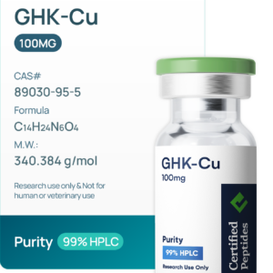 Certified-Pep | GHK-Cu 100mg Lyophilized Vial