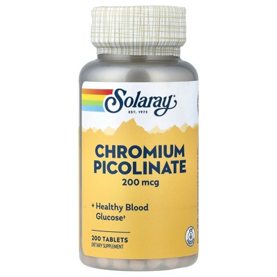 Solaray Chromium Picolinate 200mcg