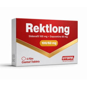 ريكتلونج Rektlong - الحل المزدوج لضعف الانتصاب وسرعة القذف - سيلدينافيل + دابوكستين | اختر بين تركيزين مختلفين ®Utopia