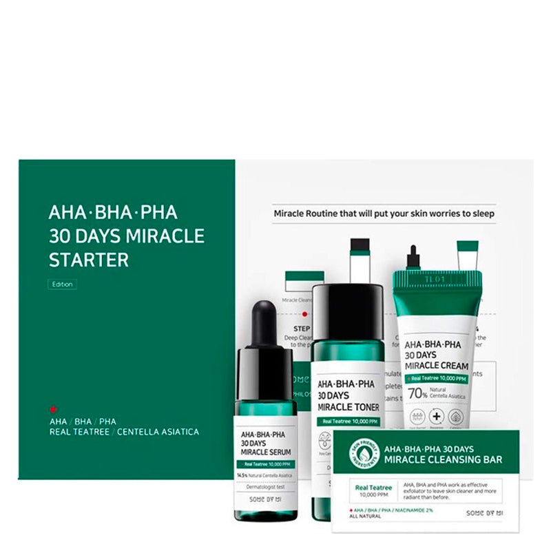 Unlock Radiant Skin in 30 Days with AHA BHA PHA Miracle Starter Kit