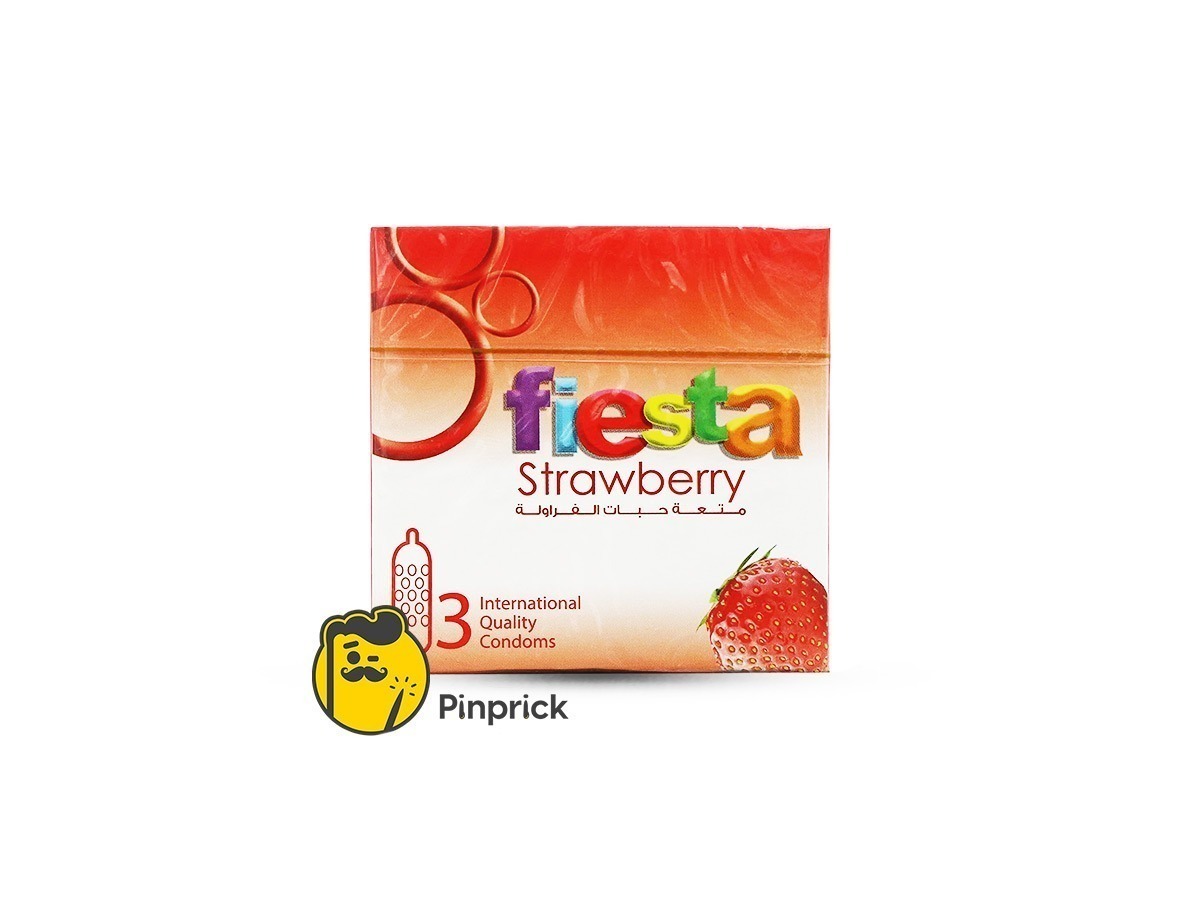 Fiesta Strawberry - واقي ذكري فيستا فراولة - condom