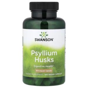 Swanson Psyllium Husk 610 mg 100 Vegetarian Capsules