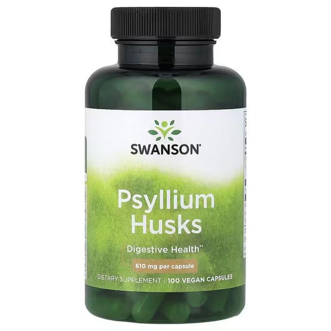 Swanson Psyllium Husk 610 mg 100 Vegetarian Capsules