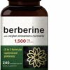 Berberine Supplement 1500mg, 240 Capsules (Third Party Tested, Manufactured in The USA)