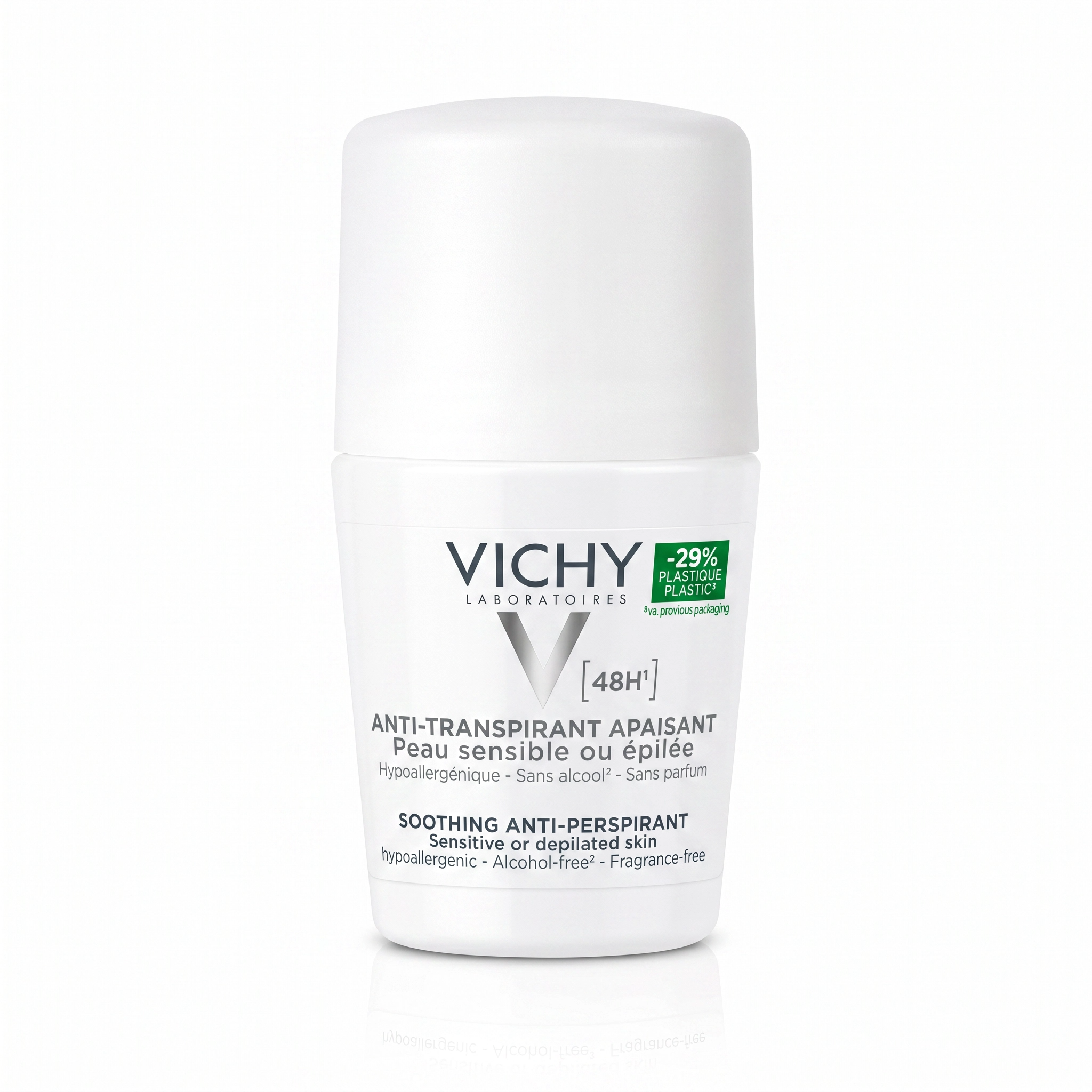 مزيل عرق فرنسي رائحة اقل Vichy® 48H Anti-Transpirant Apaisant