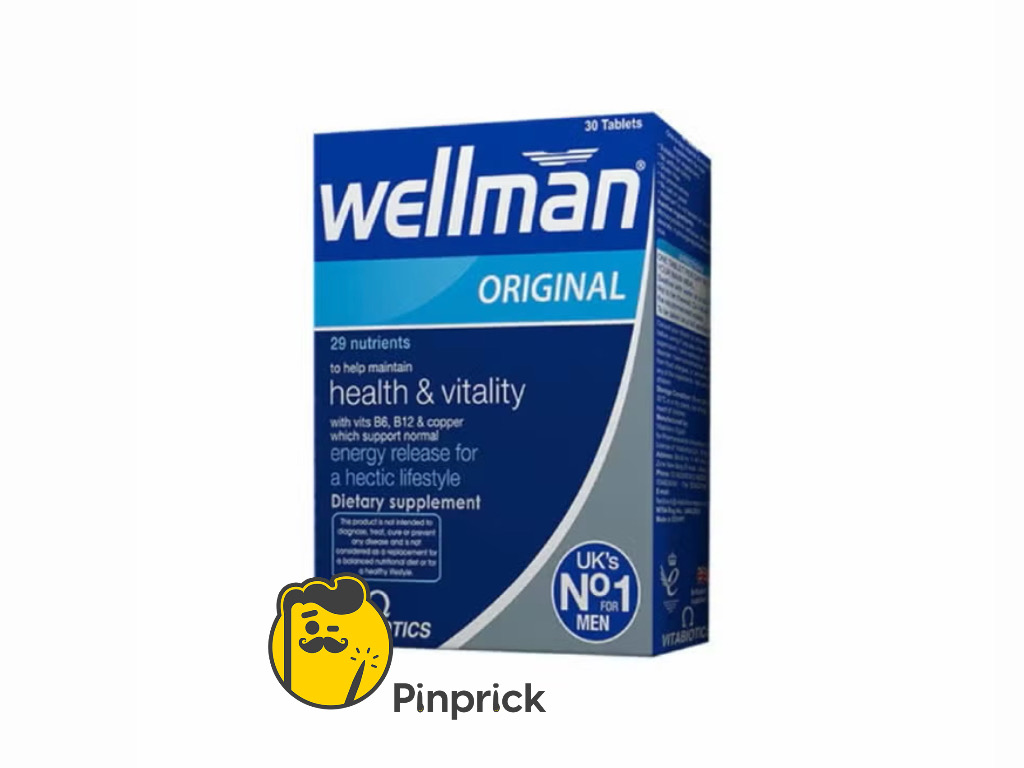 Wellman Original - ويلمان أورجينال مكمل غذائي للرجال | 30 قرص ®VITABIOTICS