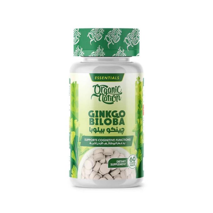 Organic Nation أورجانيك نيشن جنكو بيلوبا 60 مجم – 60 قرص