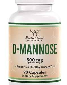 DOUBLE WOOD SUPPLEMENTS D Mannose Supplement 500mg 90 capsules