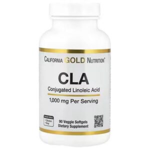 CALIFORNIA GOLD NUTRITION CLA Clarinol حمض اللينوليك المتحد 1000 ملغ 90 كبسولة هلامية