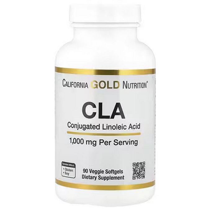 CALIFORNIA GOLD NUTRITION CLA Clarinol حمض اللينوليك المتحد 1000 ملغ 90 كبسولة هلامية